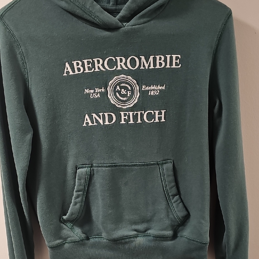 Abercrombie & Fitch Deep Green Kids Hoodie